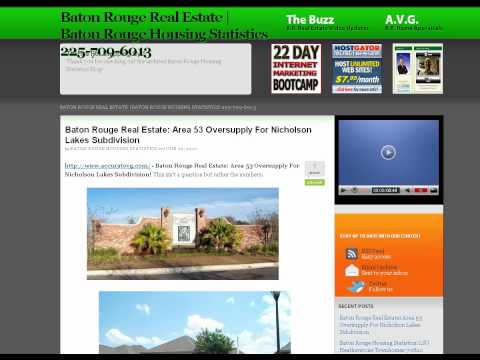 Baton Rouge Real Estate Area 53 Nicholson Lakes Oversupply Baton Rouge Real Estate Area 53 Nicholson Lakes Oversupply